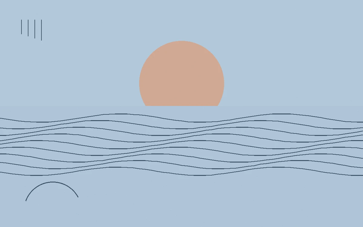 Calm abstract artwork for Creating a Calm Lifestyle: Practical Steps for 2026