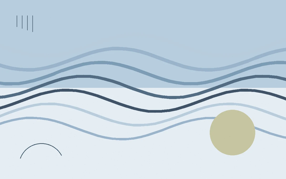 Calm abstract artwork for How to Build a Calm Morning Routine