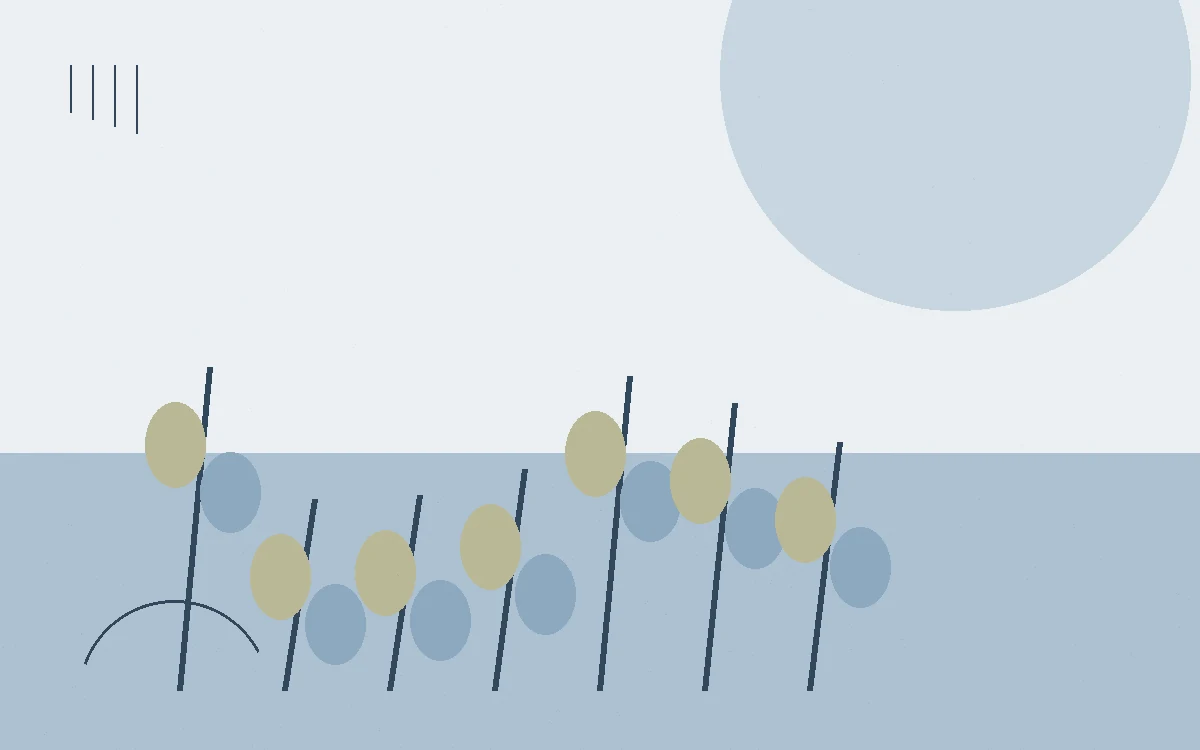 Calm abstract artwork for Calming Techniques for Anxiety: Proven Methods for 2026