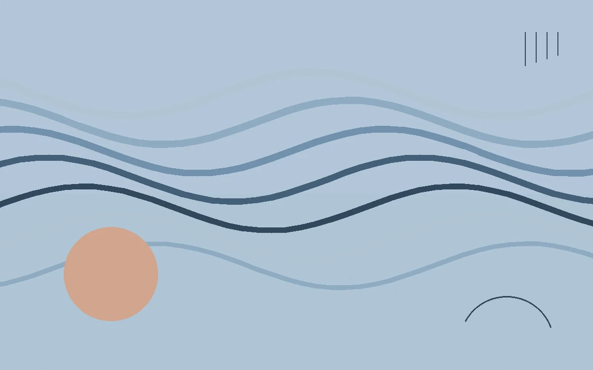 Calm abstract artwork for Daily Calm Habits That Quiet the Noise of Modern Life
