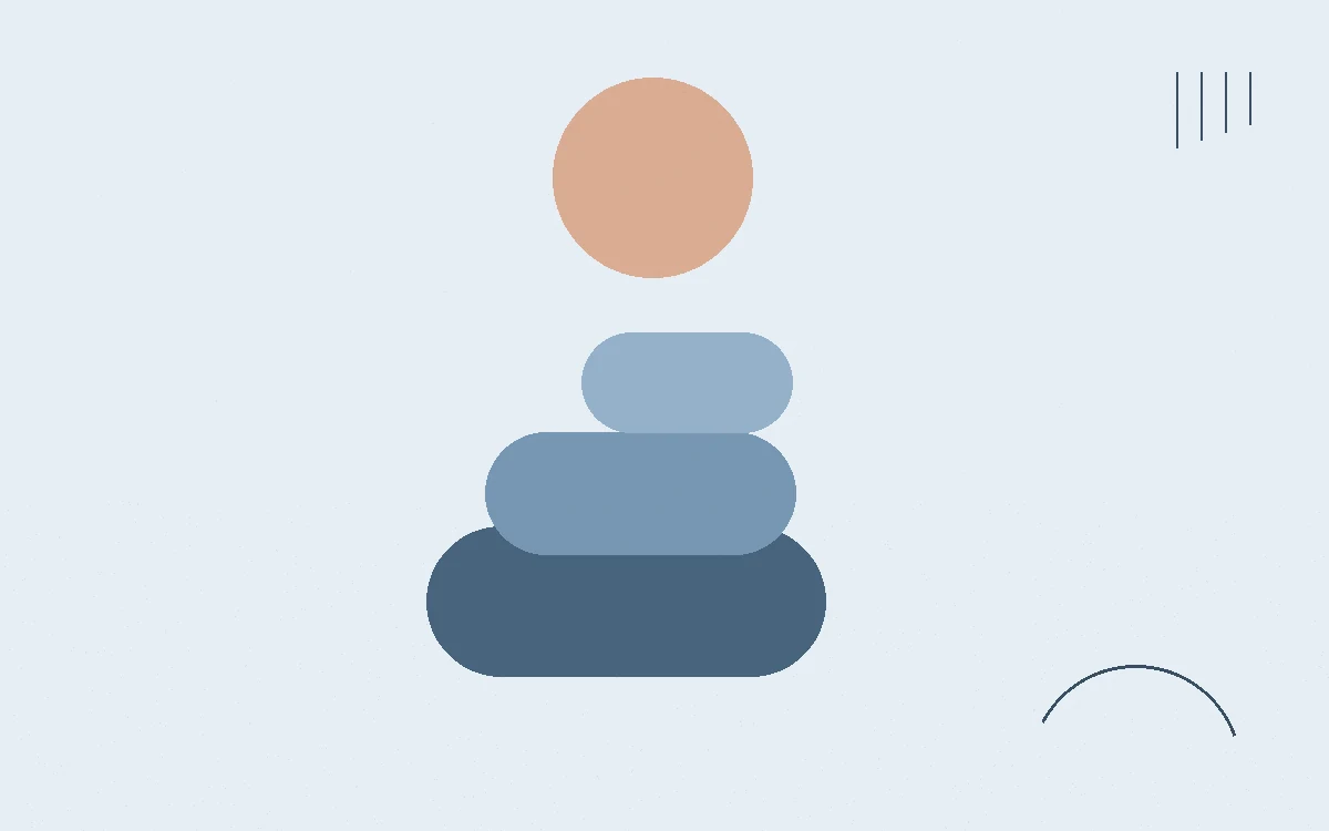 Calm abstract artwork for Daily Reset Routine: Simple Steps for Balance