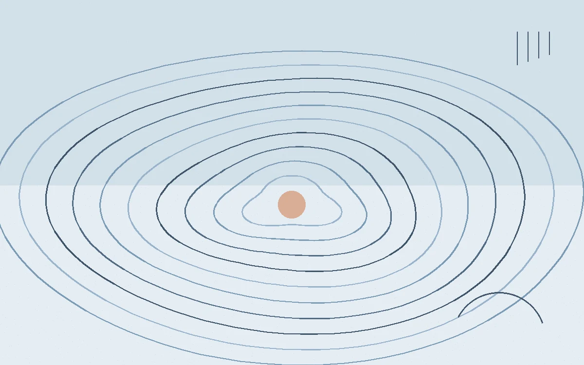 Calm abstract artwork for Guided Journaling Prompts for Daily Calm