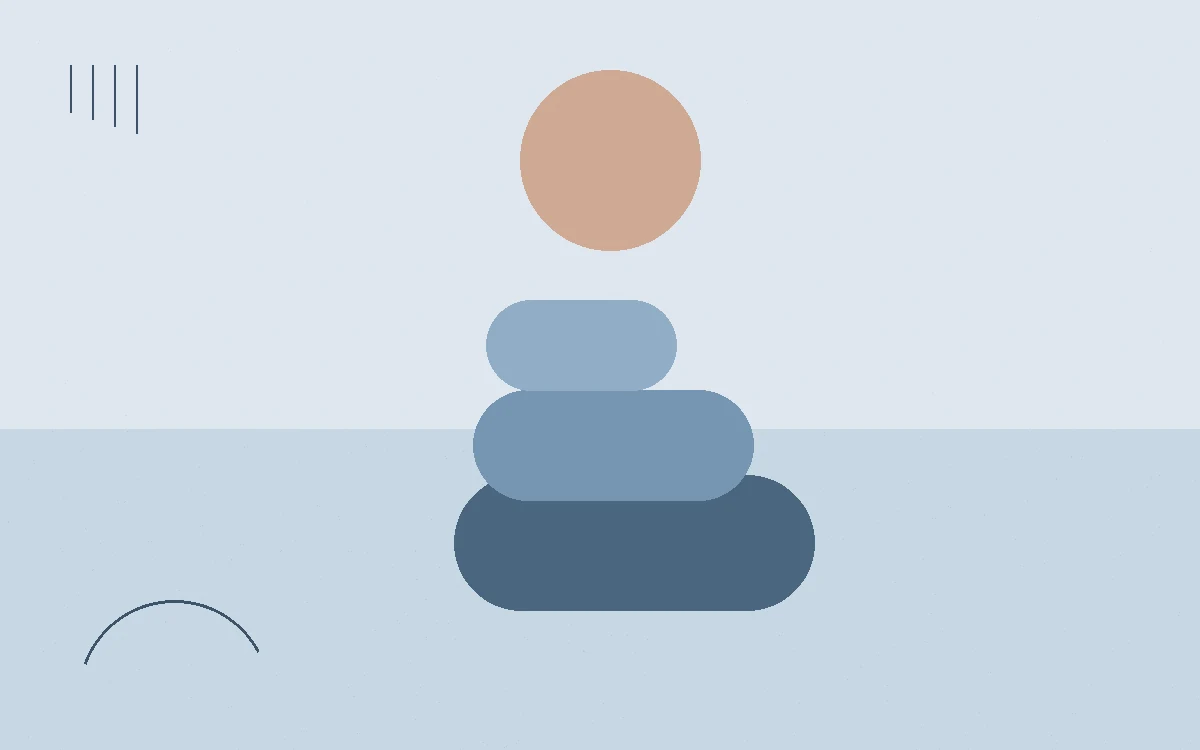 Calm abstract artwork for Mental Wellness Blog: Build a Resource for Better Health